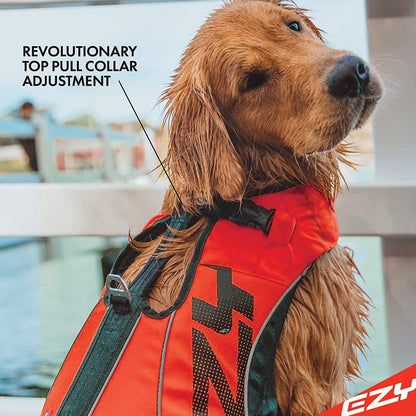 Adjustable Dog Life Jacket with Grab Handle Reflective