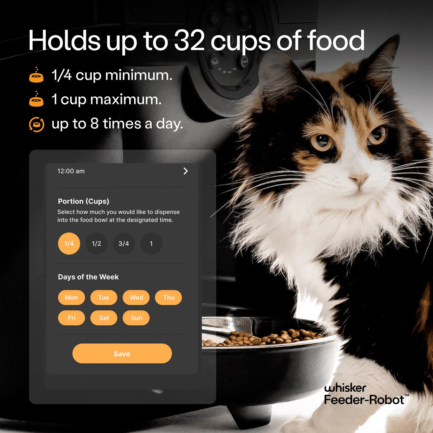 Smart Automatic Pet Feeder WiFi App Control