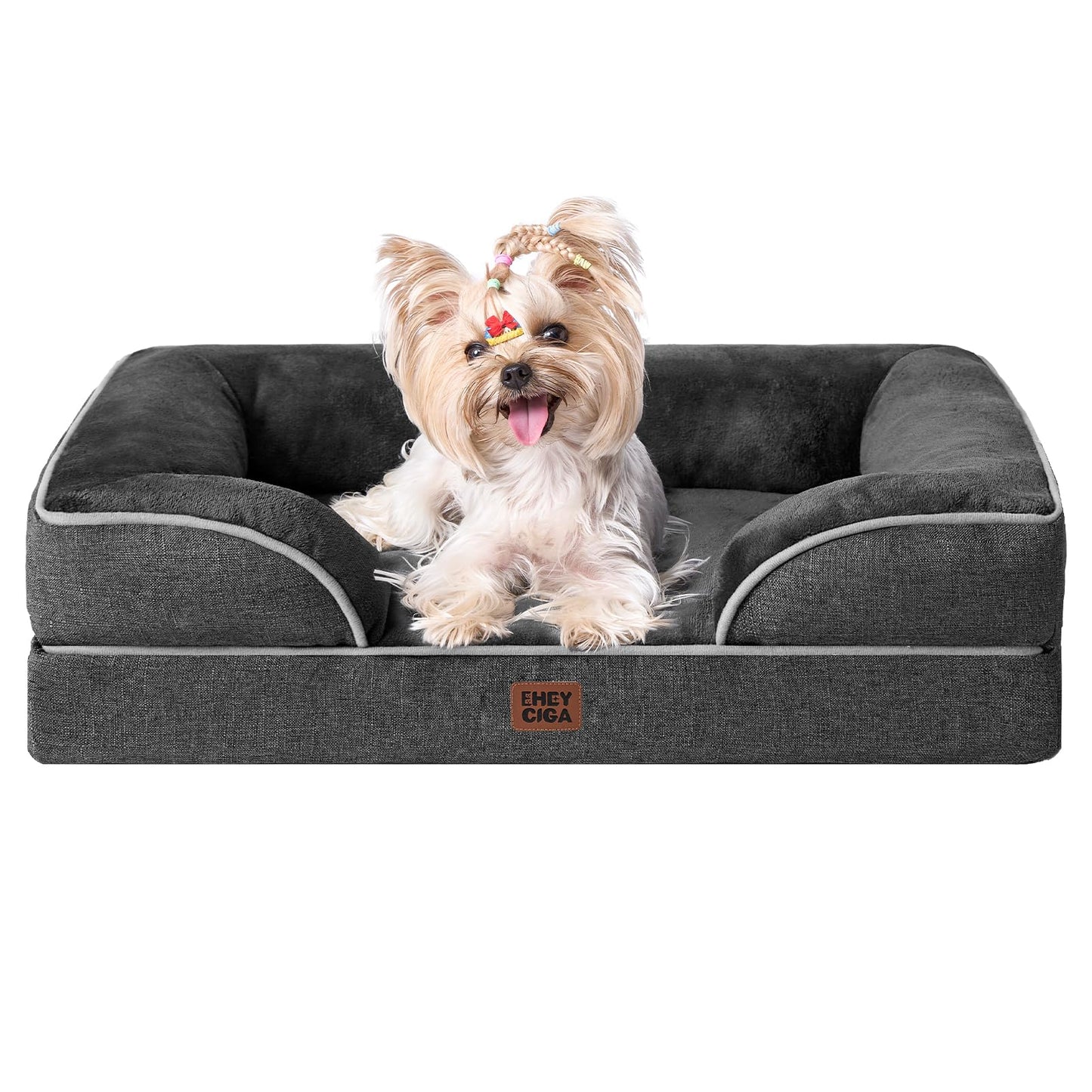 Orthopedic Memory Foam XL Dog Bed Waterproof Washable