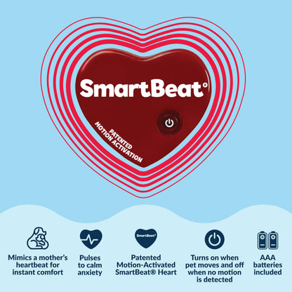 Heartbeat Plush Dog Anxiety Relief Calming Toy