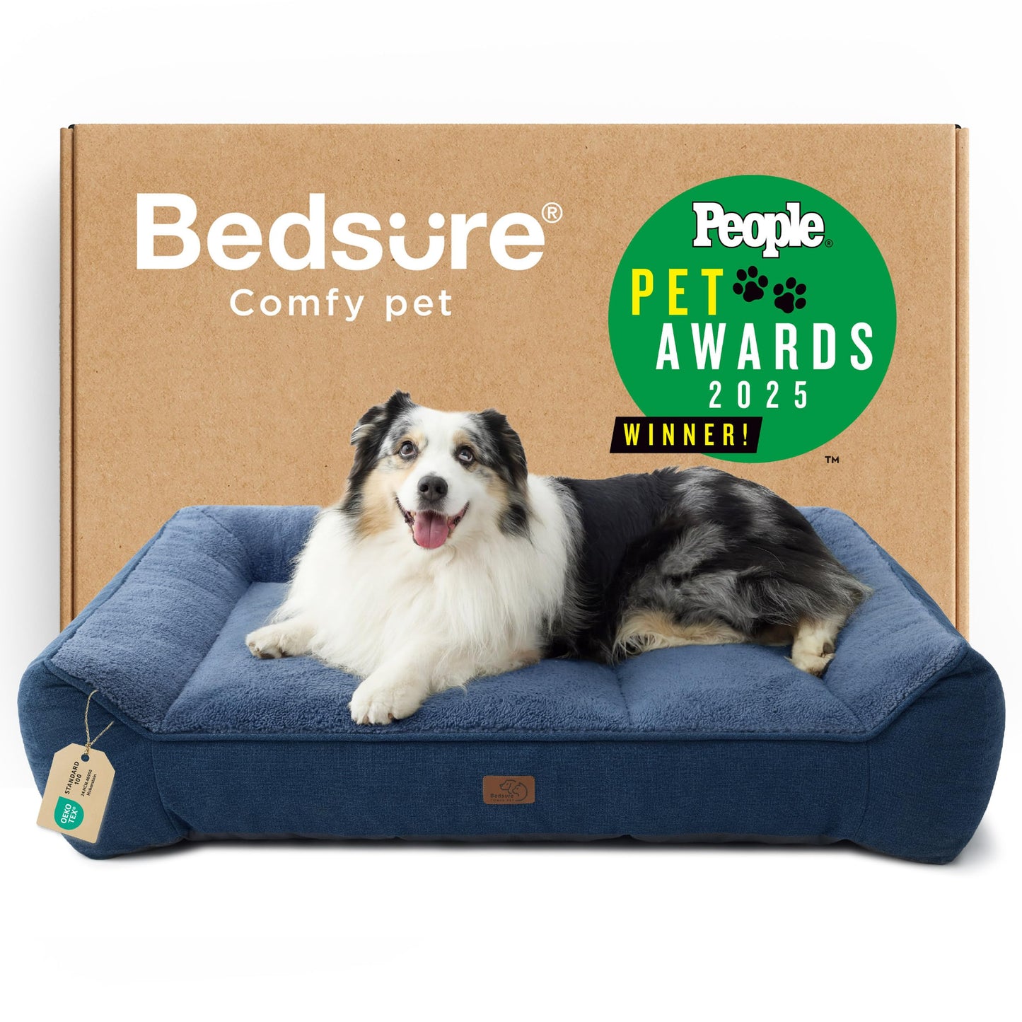 Orthopedic Large Dog Bed Extra Thick Waterproof Plush