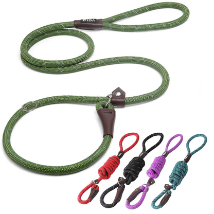 Reflective Slip Lead Dog Leash No Pull Training Rope