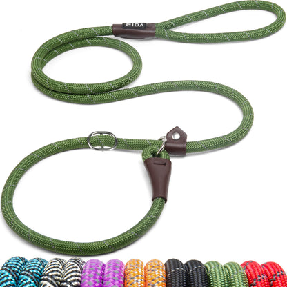 Reflective Slip Lead Dog Leash No Pull Training Rope