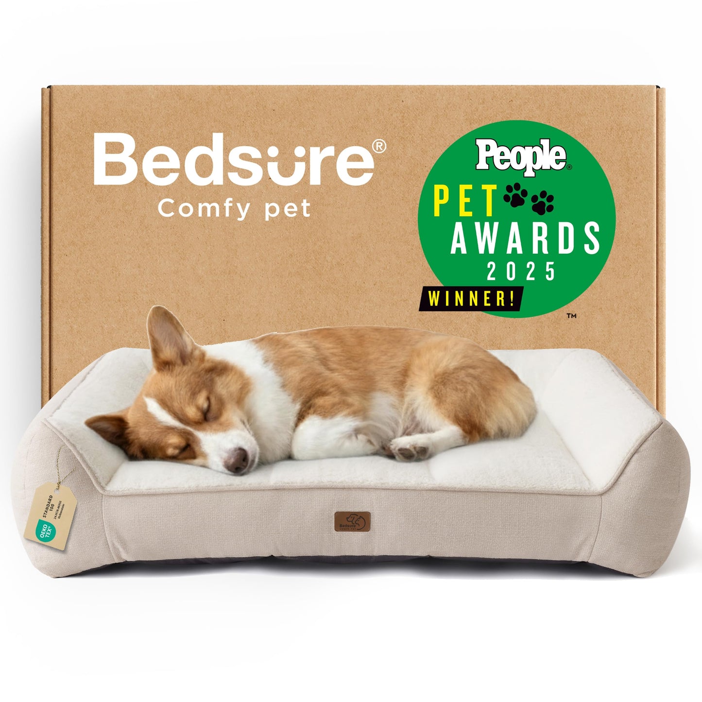 Orthopedic Large Dog Bed Extra Thick Waterproof Plush