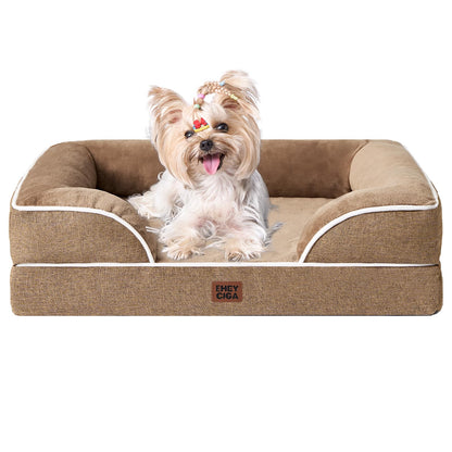 Orthopedic Memory Foam XL Dog Bed Waterproof Washable