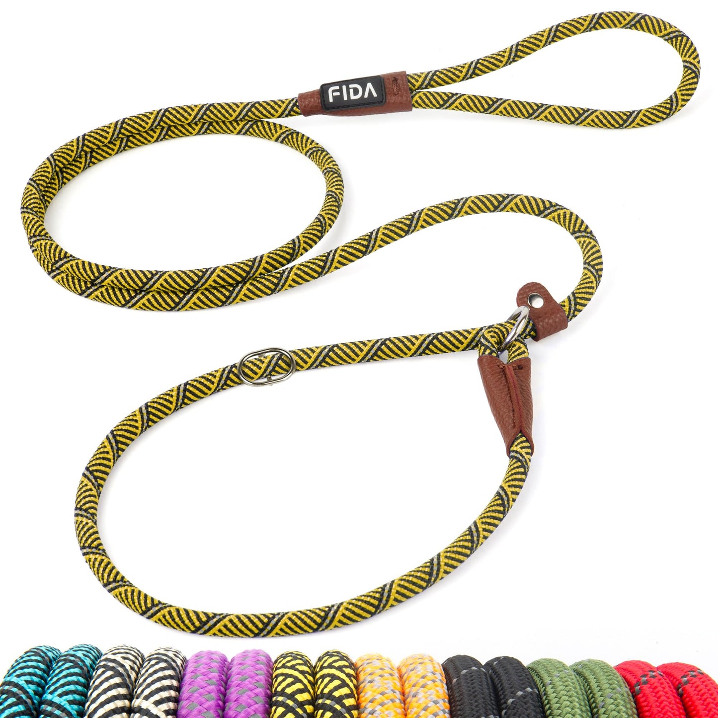 Reflective Slip Lead Dog Leash No Pull Training Rope