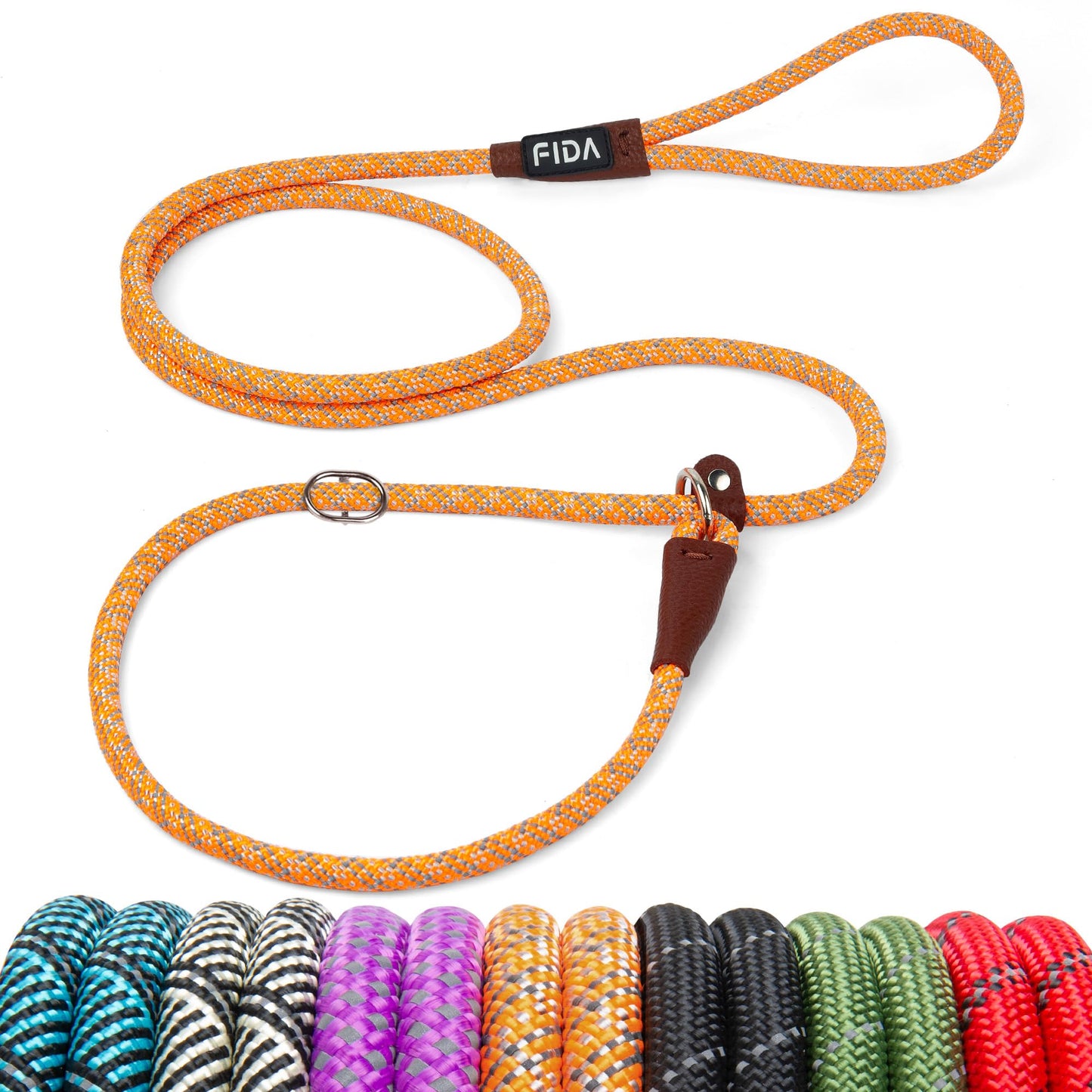Reflective Slip Lead Dog Leash No Pull Training Rope
