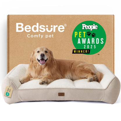 Orthopedic Large Dog Bed Extra Thick Waterproof Plush