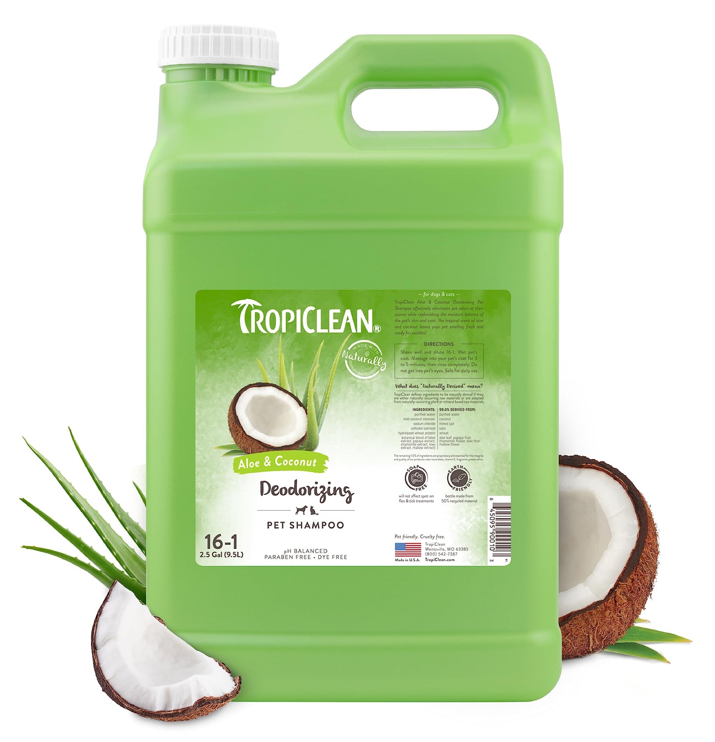Natural Pet Shampoo Gentle Coat Care Clean