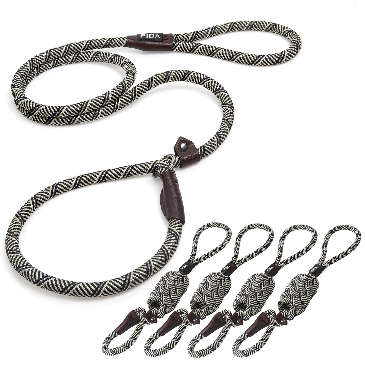 Reflective Slip Lead Dog Leash No Pull Training Rope