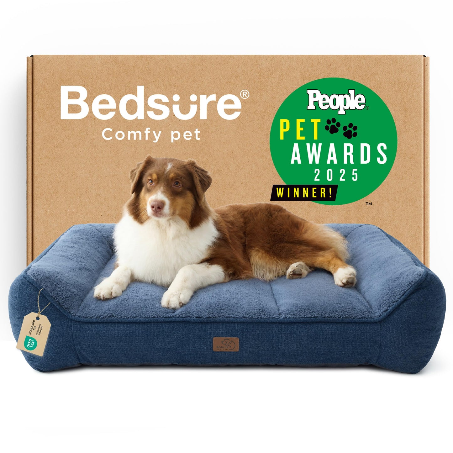Orthopedic Large Dog Bed Extra Thick Waterproof Plush