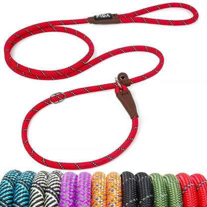 Reflective Slip Lead Dog Leash No Pull Training Rope