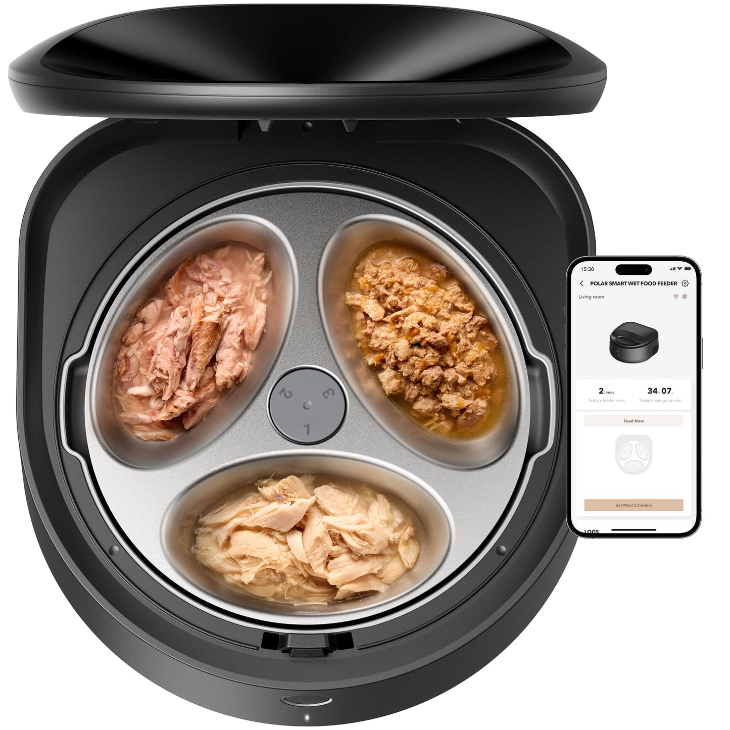 Refrigerated Automatic Wet Food Cat Feeder