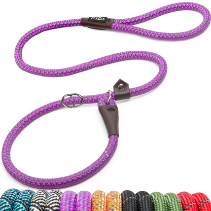 Reflective Slip Lead Dog Leash No Pull Training Rope