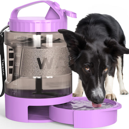 Travel Dog Water Bowl Dispenser BPA Free Portable