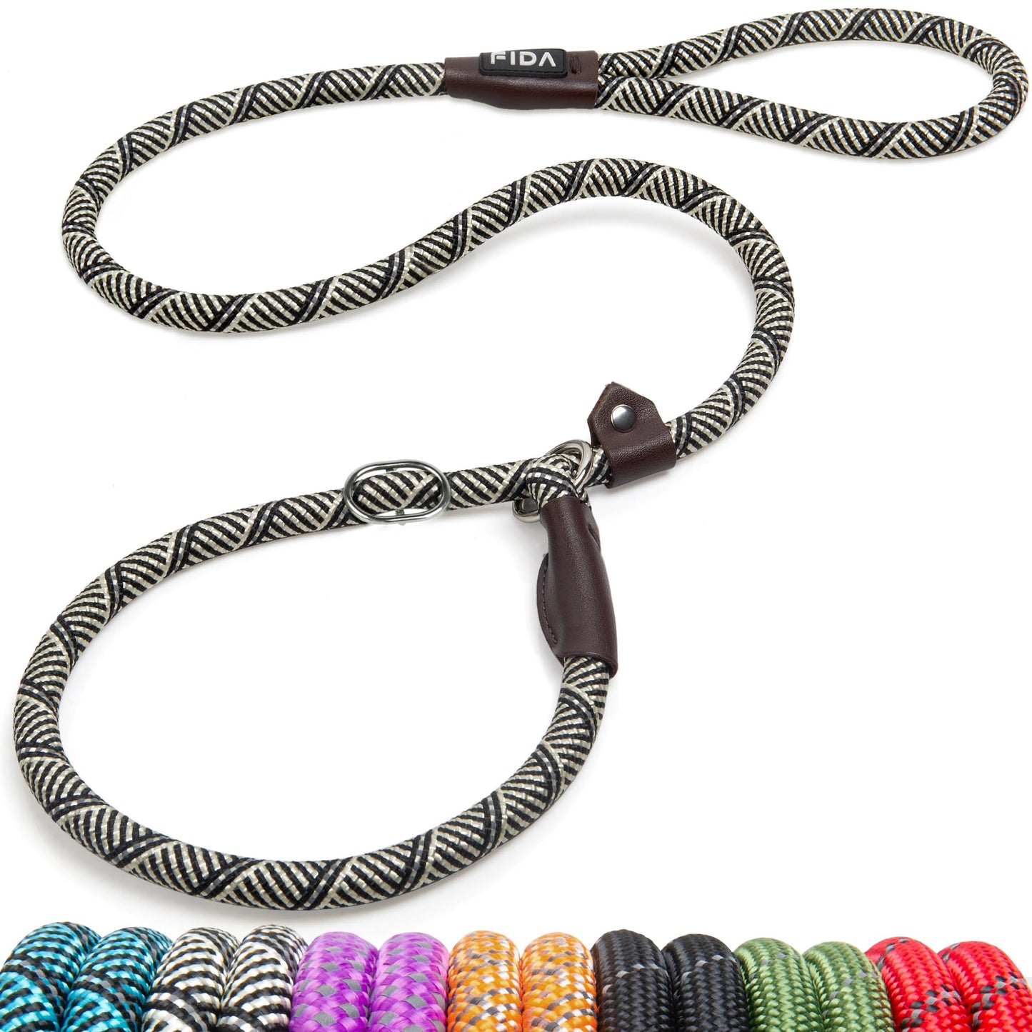 Reflective Slip Lead Dog Leash No Pull Training Rope