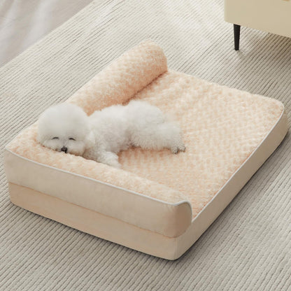 Orthopedic Waterproof Large Dog Bed Removable Cover Sofa