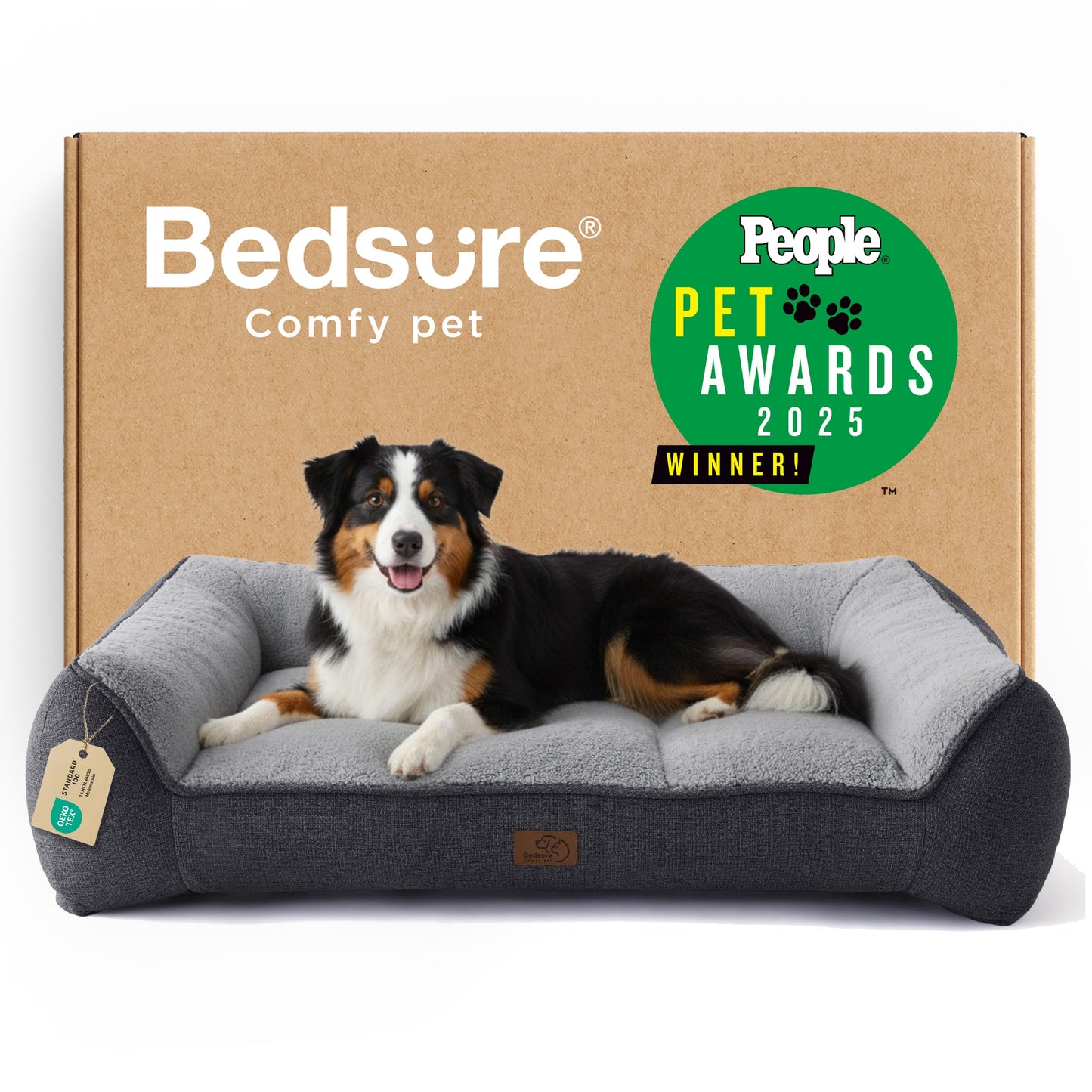 Orthopedic Large Dog Bed Extra Thick Waterproof Plush