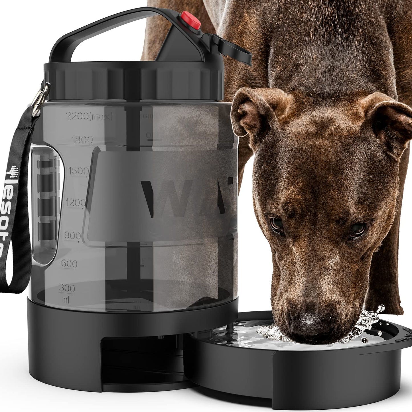 Travel Dog Water Bowl Dispenser BPA Free Portable