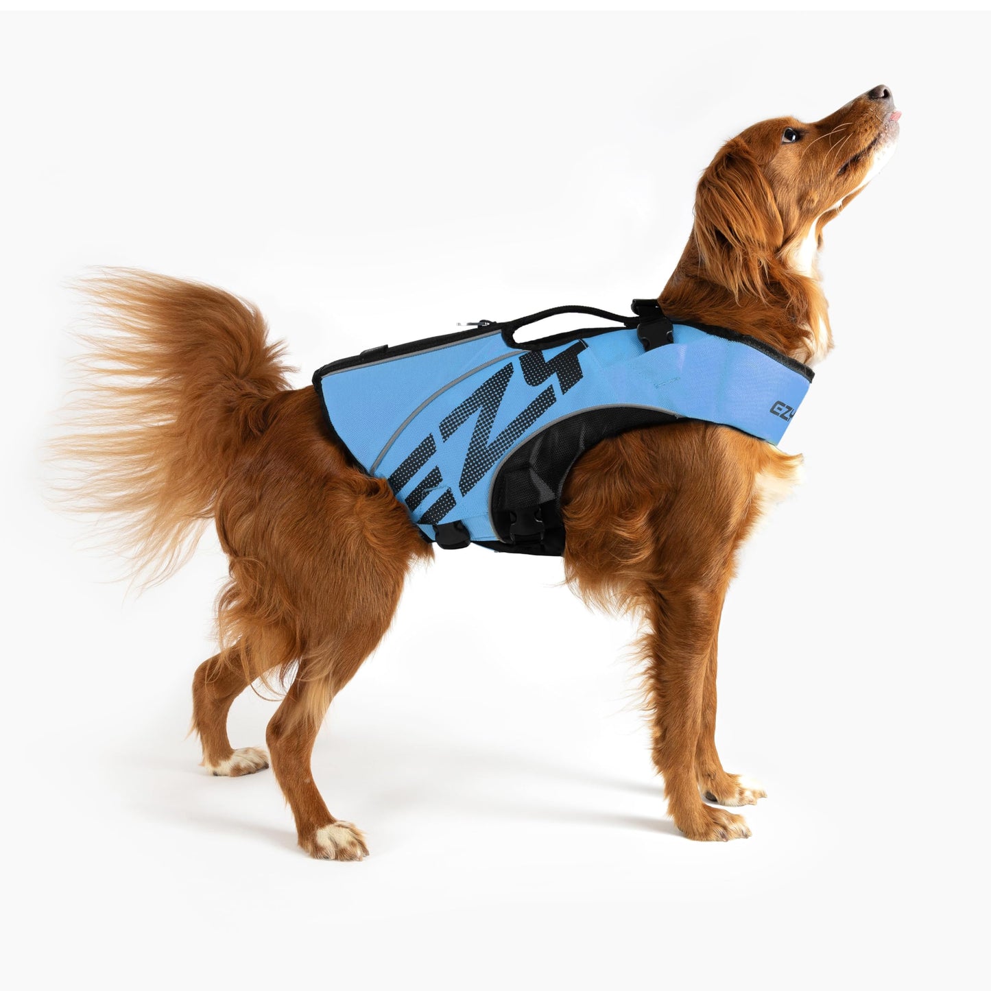 Adjustable Dog Life Jacket with Grab Handle Reflective