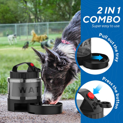 Travel Dog Water Bowl Dispenser BPA Free Portable