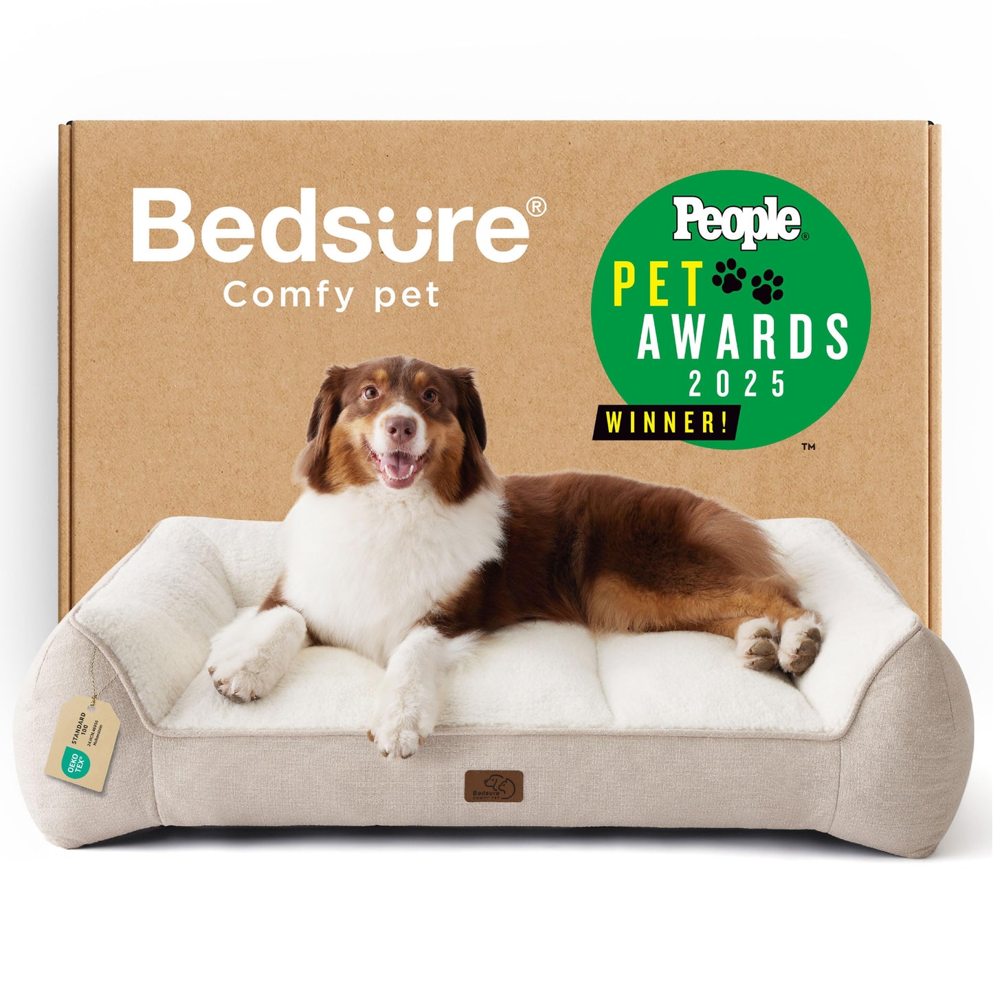 Orthopedic Large Dog Bed Extra Thick Waterproof Plush