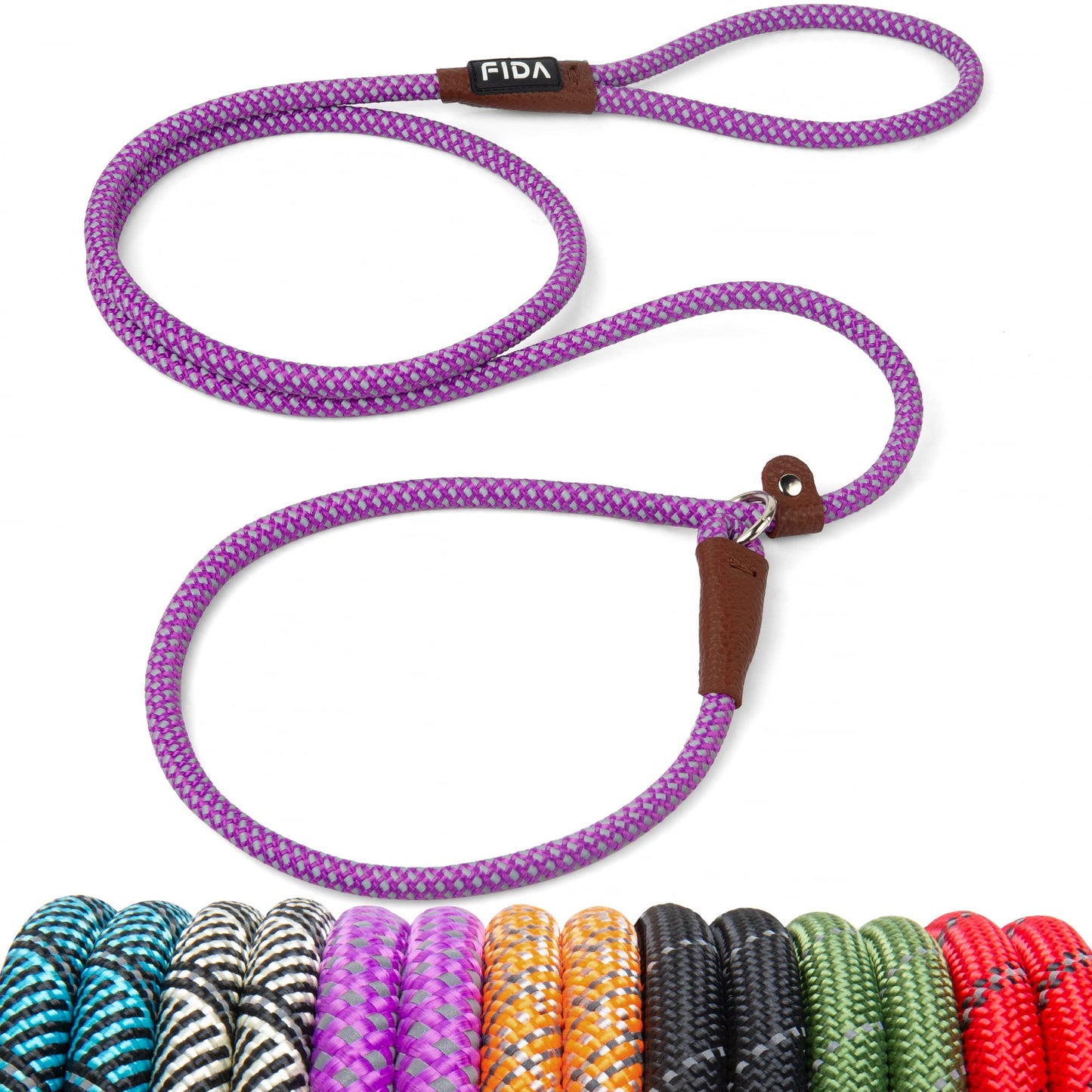Reflective Slip Lead Dog Leash No Pull Training Rope