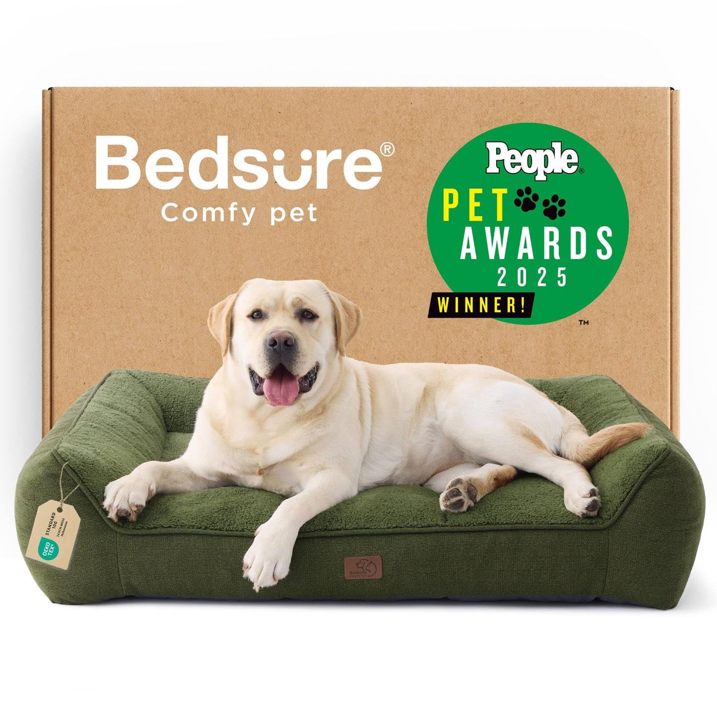 Orthopedic Large Dog Bed Extra Thick Waterproof Plush