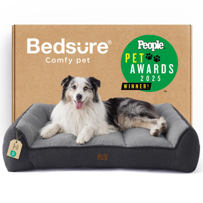 Orthopedic Large Dog Bed Extra Thick Waterproof Plush