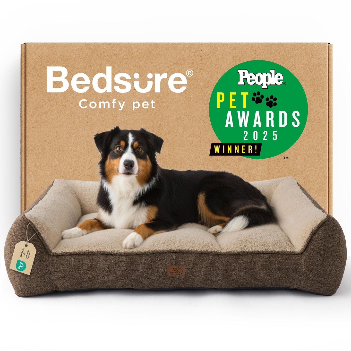 Orthopedic Large Dog Bed Extra Thick Waterproof Plush