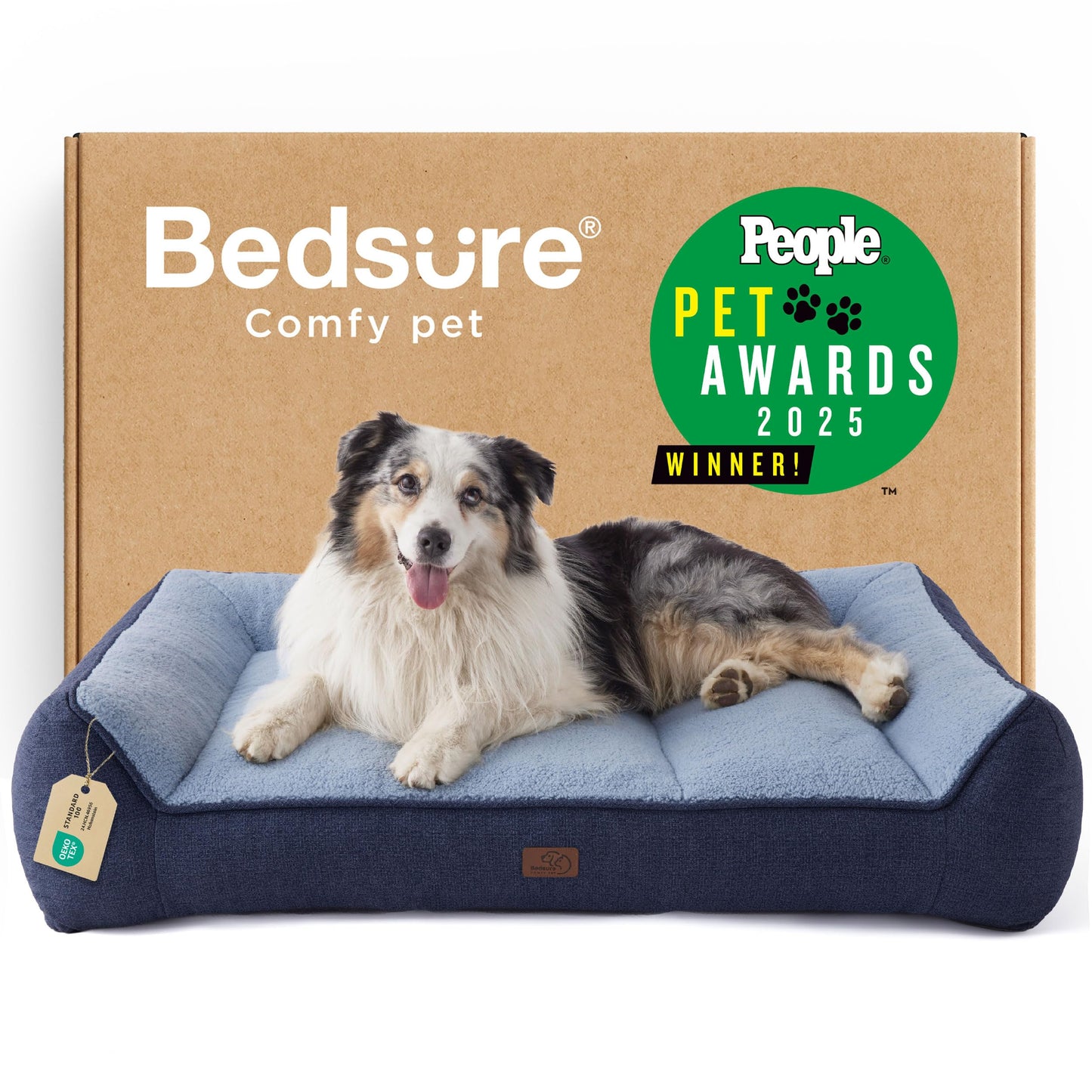Orthopedic Large Dog Bed Extra Thick Waterproof Plush