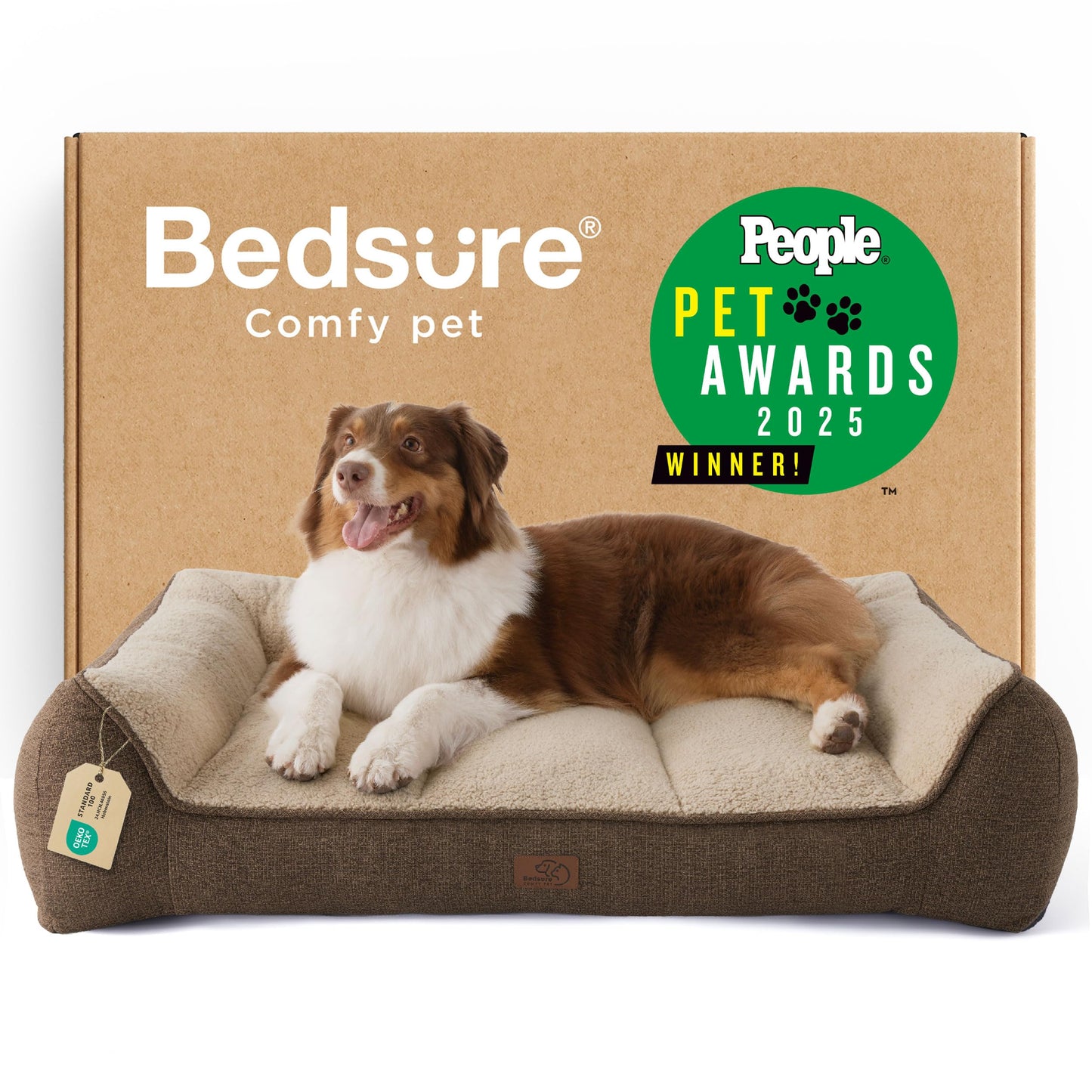 Orthopedic Large Dog Bed Extra Thick Waterproof Plush
