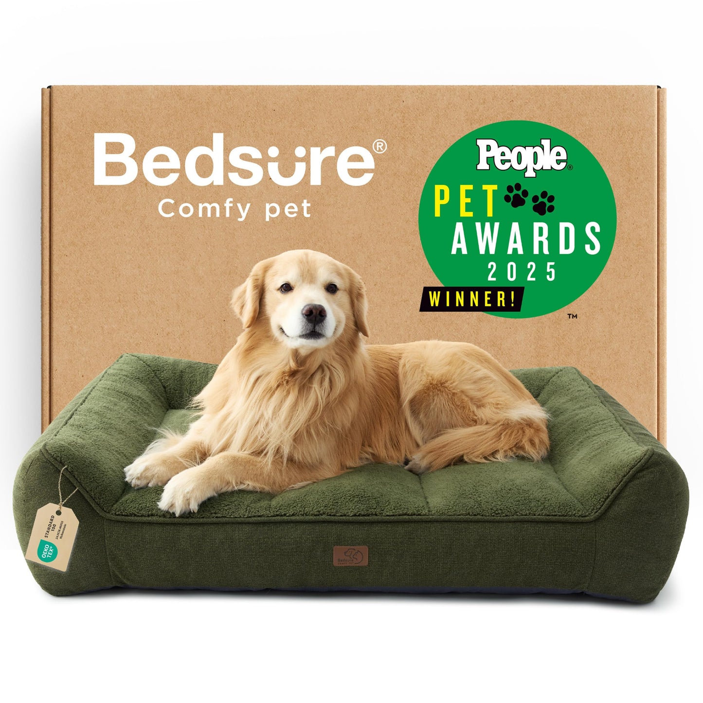 Orthopedic Large Dog Bed Extra Thick Waterproof Plush